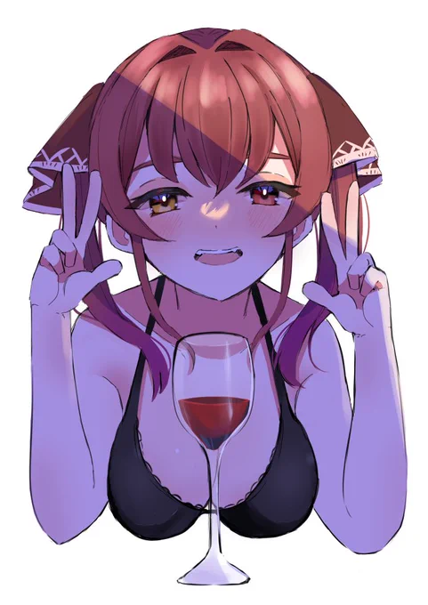 「マリン酔っちゃった…」#マリンのお宝 