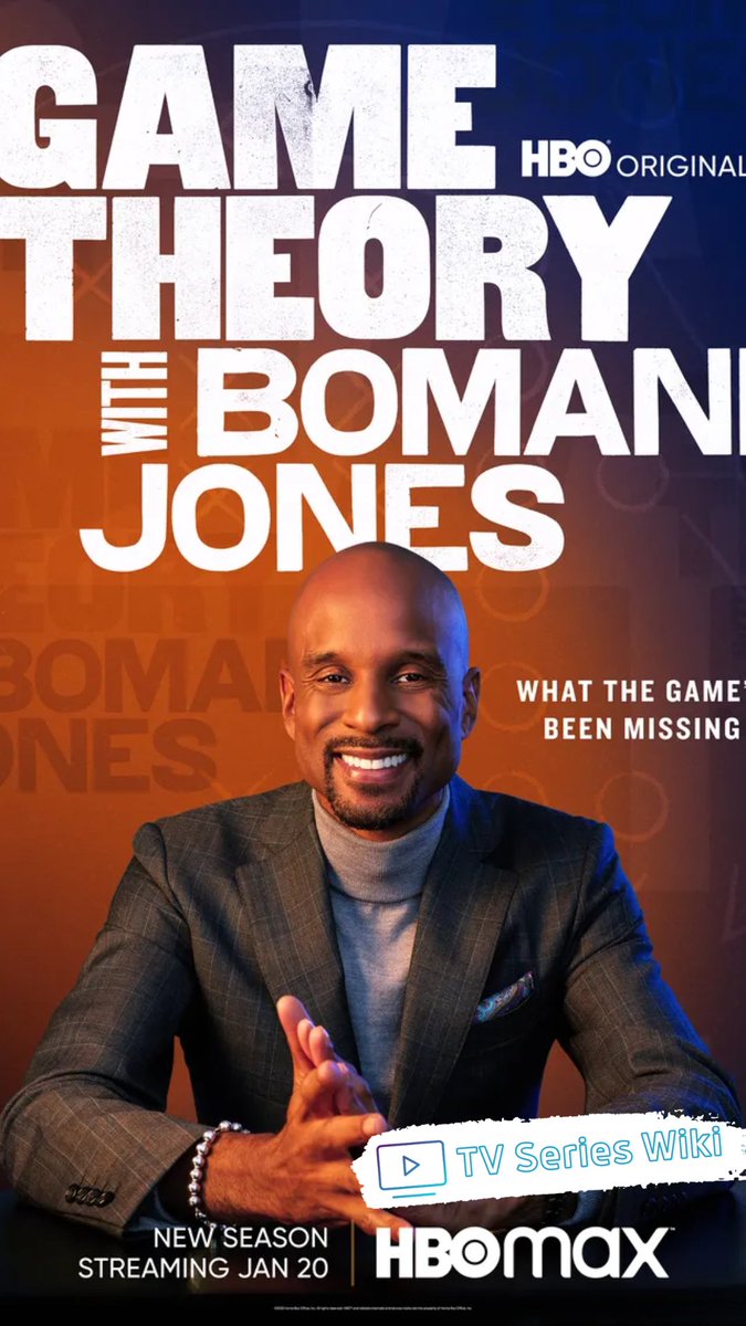 TvseriesW's tweet photo. Game Theory with Bomani Jones – Season 2
🗓  January 20, 2023
🎥 Watch on HBO Max
https://t.co/TRZLKUkOPq
Watch the second season of Bomani Jones' Emmy-nominated series, Game Theory.
#TVSeriesWiki #TVSeries2023 #HBOMax https://t.co/pbLqYJ7nAf