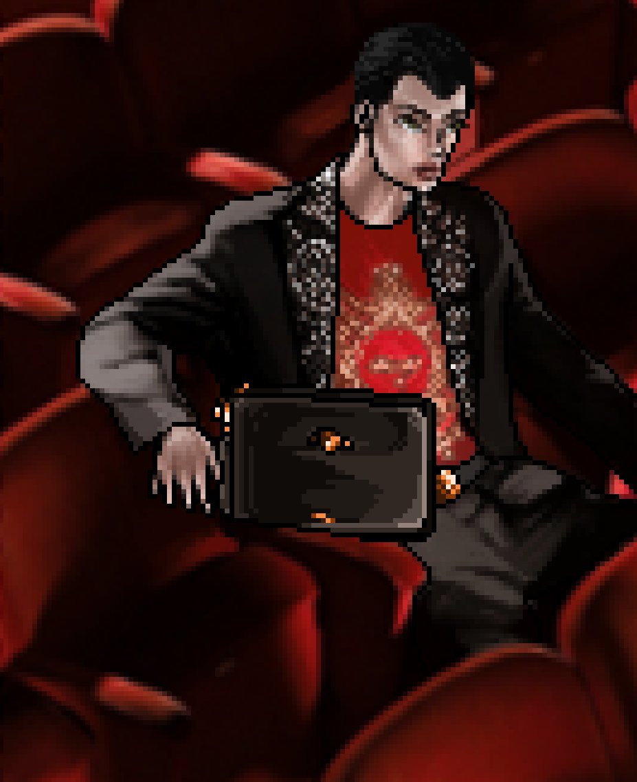 Damien Moss in Versace Opera

Designed in the brand's exclusive patterns, the model features Baroque details in its clothing, the Medusa, Versace logo in Varisty and a Medusa Biggie clutch bag adorned with gold pieces to finish the act in style.

#VERSACEHABBO
#VERSACETEATRO
