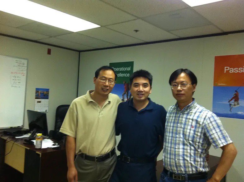 <a href="/technology/">Bloomberg Technology</a> @edludlow <a href="/CarolineHydeTV/">Caroline Hyde</a> Thank you for having our Managing Partner, Spencer Greene, on the show today! Check out this photo of Zoom in its early days in the TSVC offices, with Eric Yuan, Zoom Founder, in the middle. This is how companies start and now is the time!