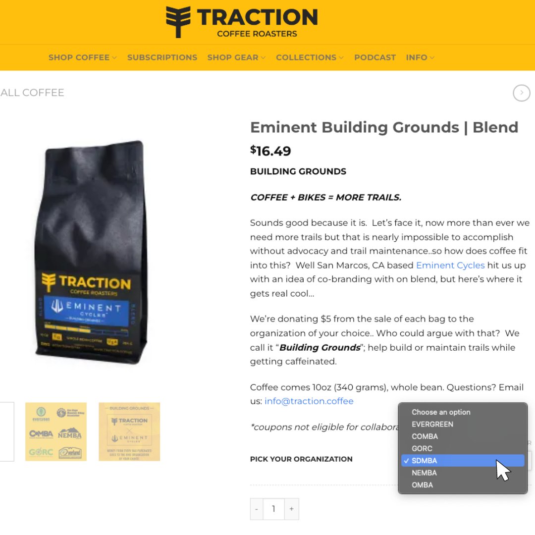 sdmba's tweet photo. We're super hyped for this one and it's not cause of the caffeine...
Eminent Building Grounds | Blend
COFFEE + BIKES = MORE TRAILS.
https://t.co/M09CDkg4YX
@TractionCoffee
#SDMBA #SanDiego #EminentCycles #MountainBiking #MTB #BikeLife #MoreTrails #BetterTrails https://t.co/BJQeiYYNUD