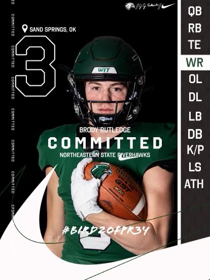 Brody Rutledge (@brodyrutledge3) on Twitter photo Very exited to announce that I have committed to Northeastern State University! <a href="/CoachMeservy/">Jack Meservy</a> <a href="/CoachJJEckert/">J.J. Eckert</a> <a href="/CoachJeffBowen/">Jeff Bowen</a> <a href="/Coach_MikeLucas/">Mike Lucas</a> Very exited to announce that I have committed to Northeastern State University! <a href="/CoachMeservy/">Jack Meservy</a> <a href="/CoachJJEckert/">J.J. Eckert</a> <a href="/CoachJeffBowen/">Jeff Bowen</a> <a href="/Coach_MikeLucas/">Mike Lucas</a>