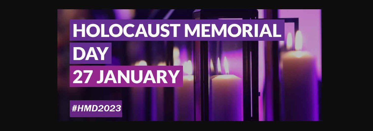 COREJQAcademy's tweet photo. Friday is #HMD2023 Events are taking place all week @COREJQAcademy &amp; around the country. If you are passing through New St, Liverpool Lime Street or Kings Cross, look out for the Echoes showing on the screens around the stations 
@EchoEternal112 @HolocaustUK https://t.co/G7jHBrB3ds