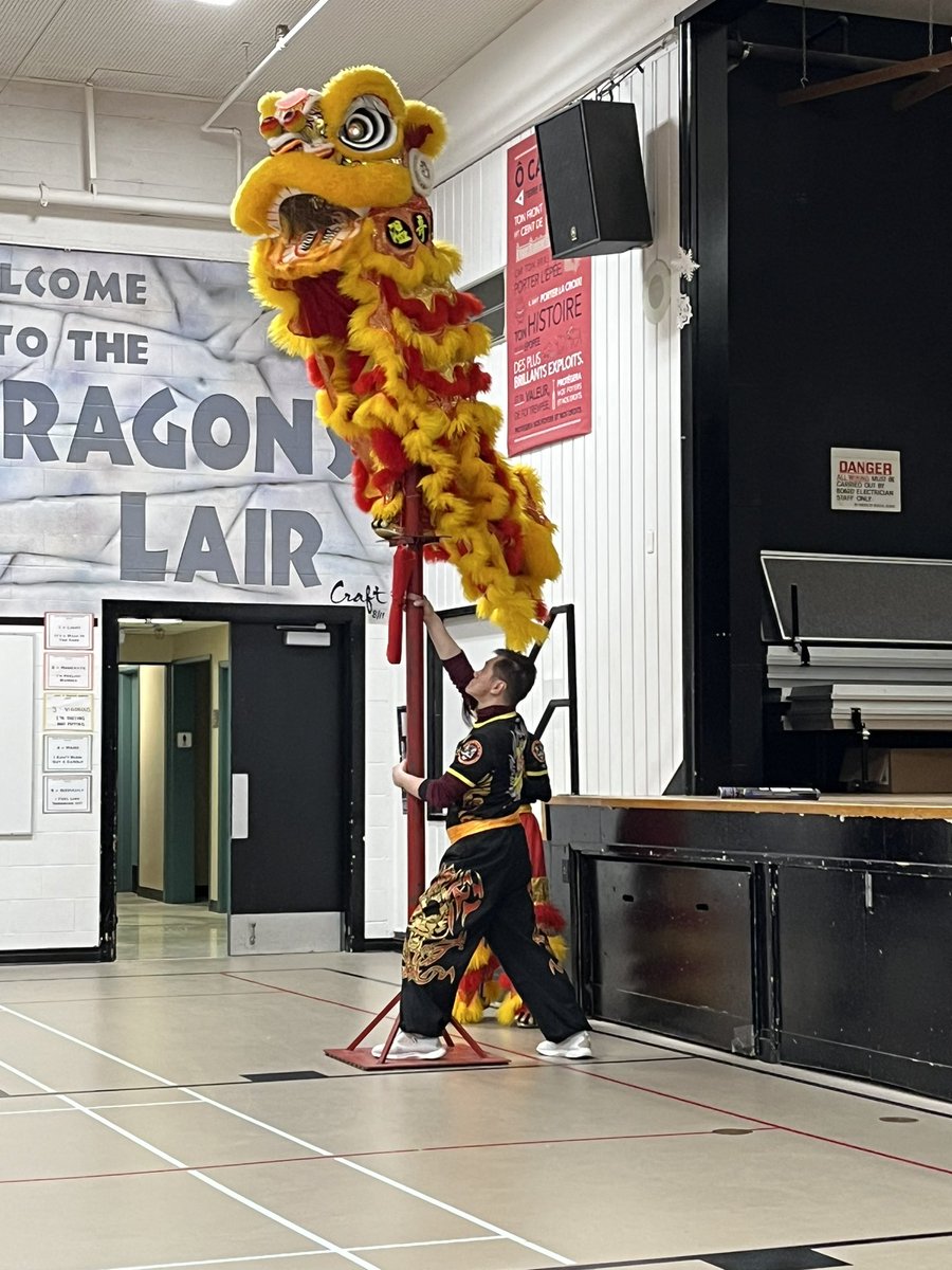 Happy Lunar New Year! Thanks to the PAC and the culture committee for bringing in the Lion Dancers for this very exciting presentation today.