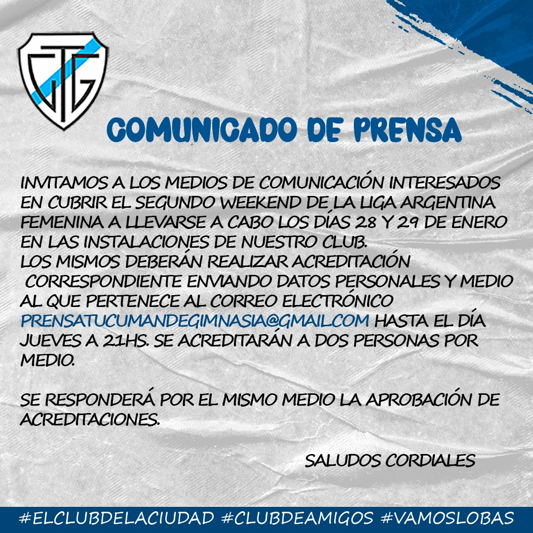 Club Tucumán de Gimnasia tweet media