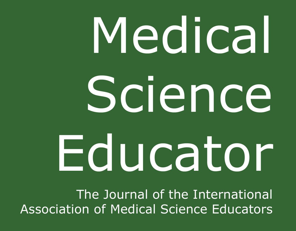 Allied Health Professional Students’ Perceptions on Research: A Multi-disciplinary Mixed-Methods Study #MedEd #MedEdTwitter #MSE #StudentPerception #MultDiscipline 

doi.org/10.1007/s40670…