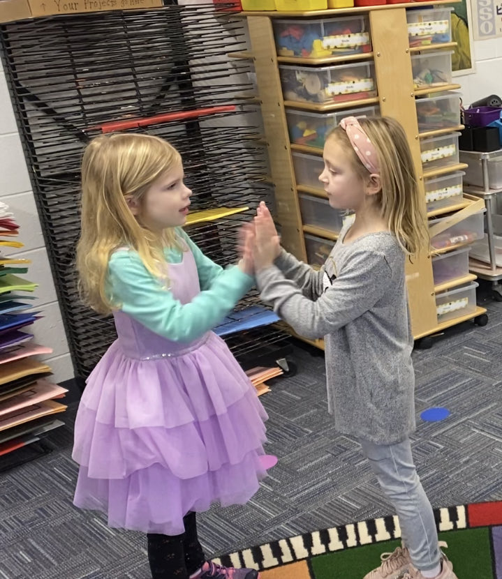 Hand clapping games are not only fun, but also help us practice the steady beat 🎶 #engaged64