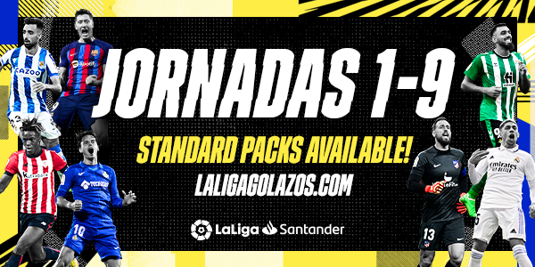 LaLigaGolazos's tweet photo. Start your dream collection of the best video highlights from the first 9 matchdays of the @LaLigaEN  season for just $9.99! Enjoy the thrill of collecting some of the best Moments from LaLiga! 👉 https://t.co/AP1CdEI4L7 

#OwnThePassion #LaLigaGolazos @LaLiga https://t.co/atvrHPyK8C