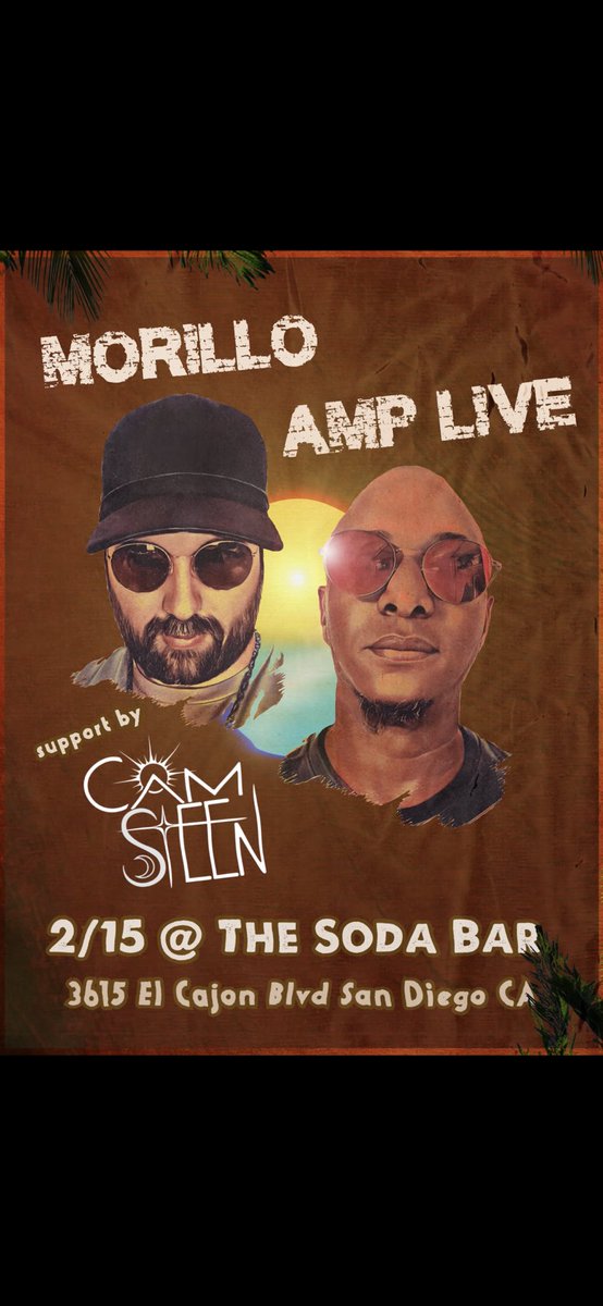 Gonna be an epic time in San Diego! Mega stoked for this show.