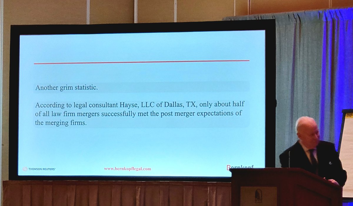 natlawreview's tweet photo. Eeek! But learning alot from #lawfirm merger workshop @TRIExecutives #MPFDiamond @NatLawLegalMktg https://t.co/V4dnHNLJ7b