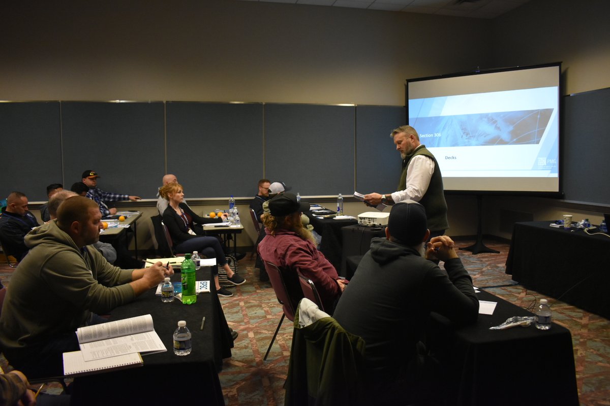 ThePHTA's tweet photo. Richard Anderson, CBO taught a SOLD OUT crowd about the 2021 International Swimming Pool & Spa Code today at the Pool & Spa Show powered by NESPA.
Be sure to stop by PHTA Booth 2655 this week to learn more about industry codes and standards.
#education #ISPSC #codes #standards https://t.co/TLCVRY8PgN