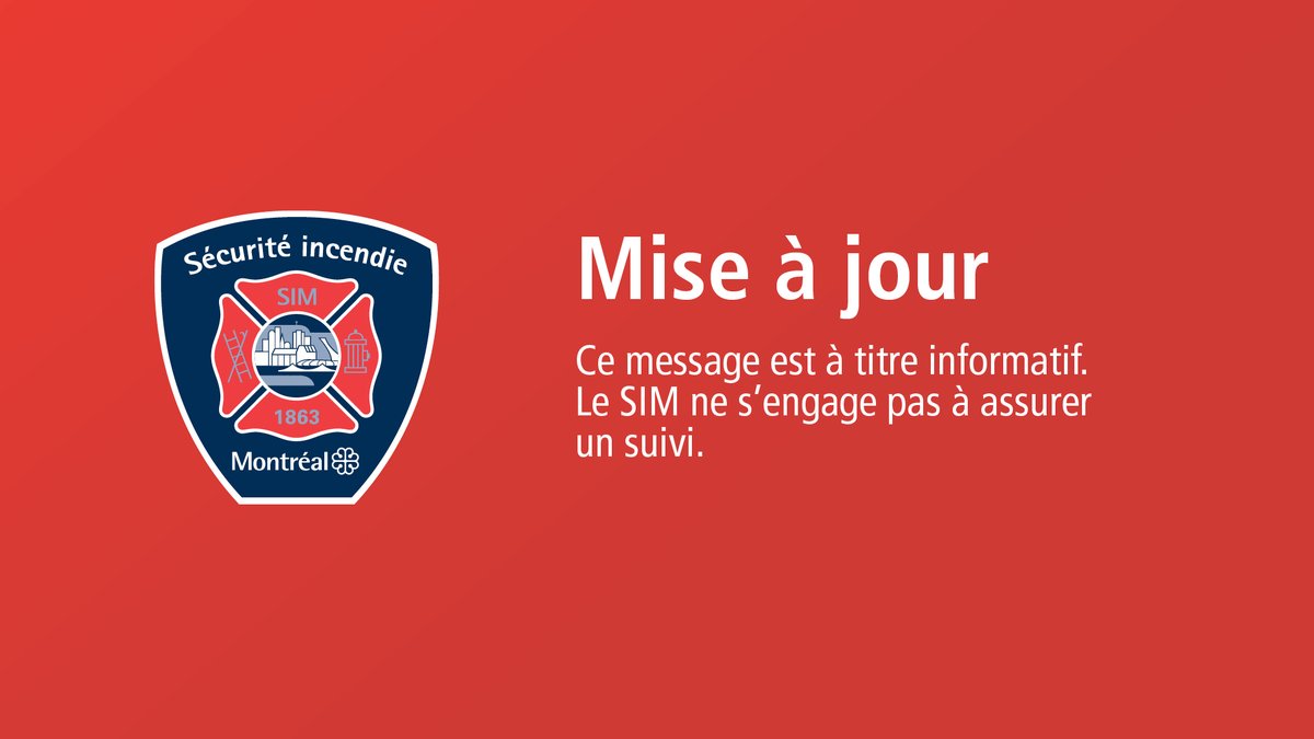 MTL_SIM's tweet photo. Feu de bâtiment - Intersection Pitfield et Thimens - Troisième alarme - Coupure de courant possible. Merci d'éviter le secteur. https://t.co/HIu3M4tmsX