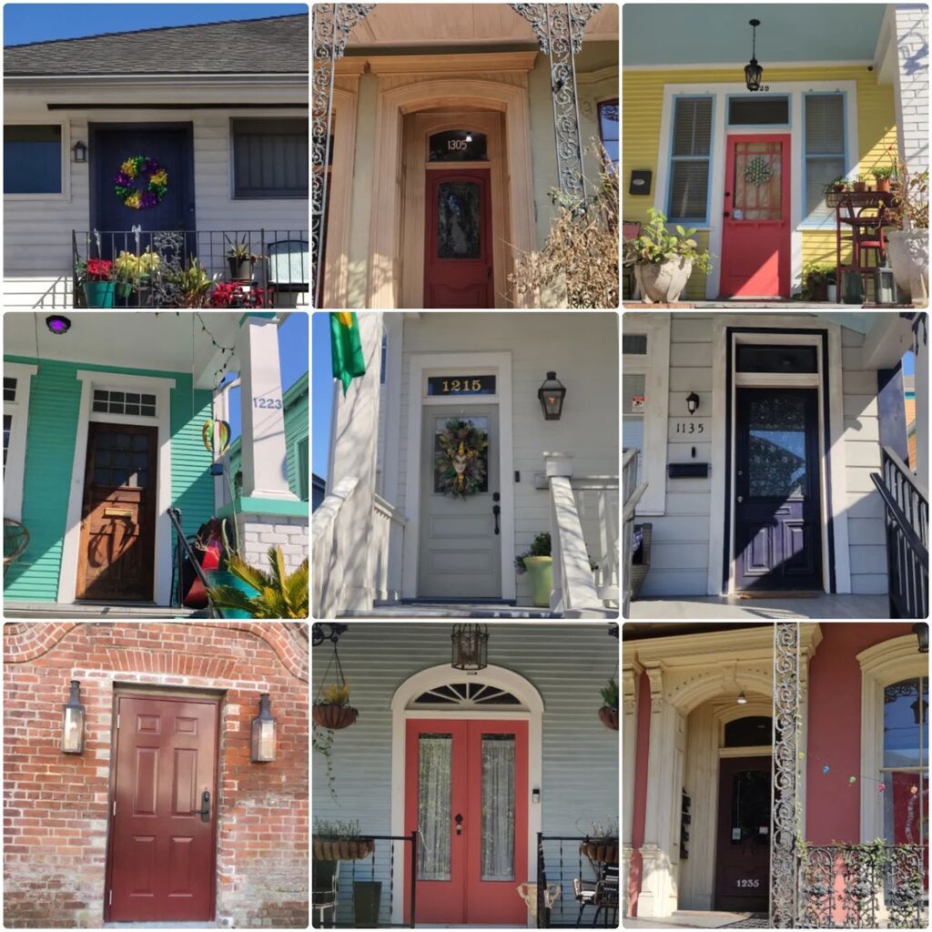 Collage de puertas.
#doors
#doorsofinstagram 
#neworleans 
#gardendistrictnola