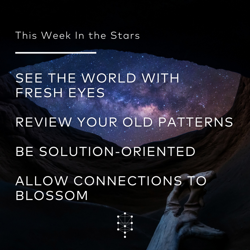 This week, we may be pulled towards a fresh start. It’s a good time to challenge our mindsets to see how our experiences serve us rather than hinder us. And we can tap into the energy of pure love to take our connections to a higher level. 
READ: kabbalah.com/en/articles/as…