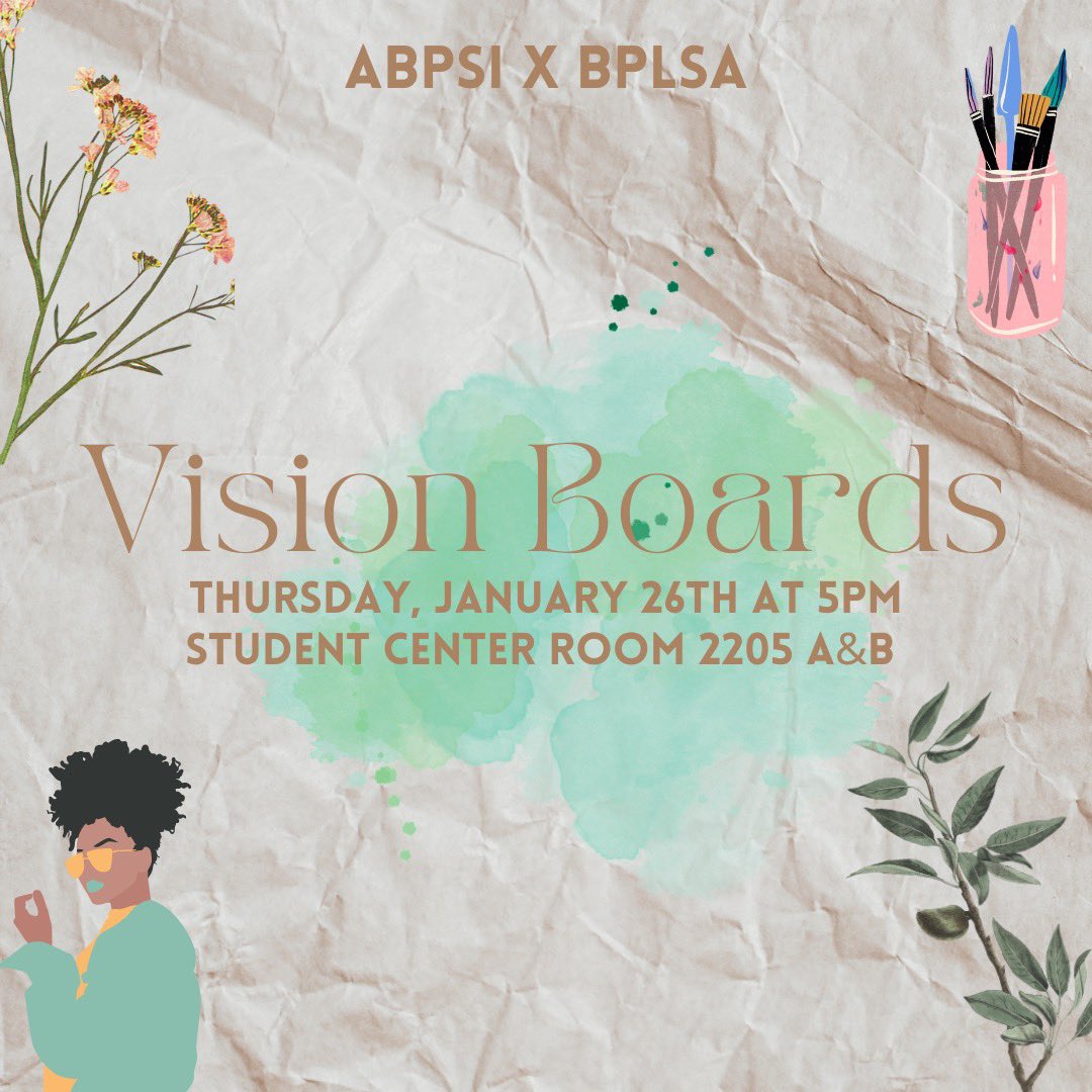 this will be the first meeting of the semester , I hope to see you guys there along with your vision for the new year !😉