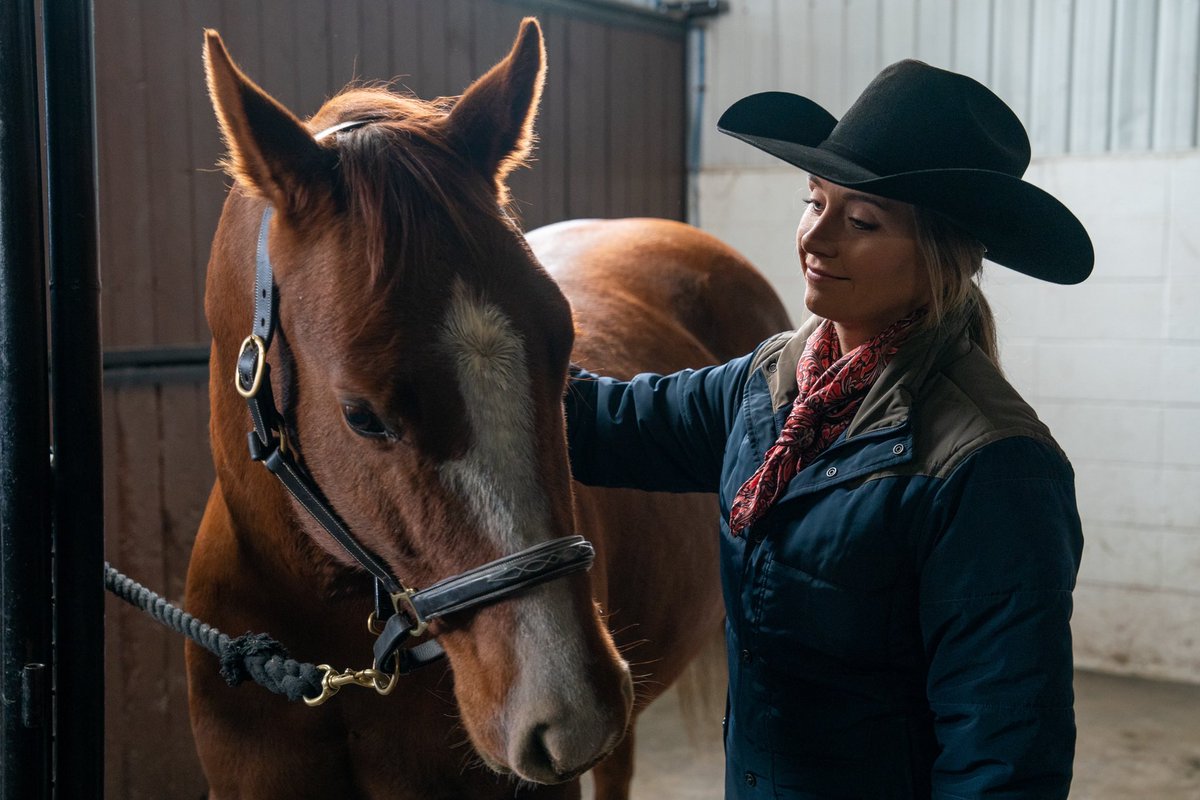 HeartlandOnCBC's tweet photo. Here are some stills from such an amazing episode! 

What did you think?

#iloveheartland #HLinProd #heartland #heartlanders #heartlandoncbc #keepalbertarolling #cbc #cbcgem #heartlandcbc https://t.co/1pMvZig42e