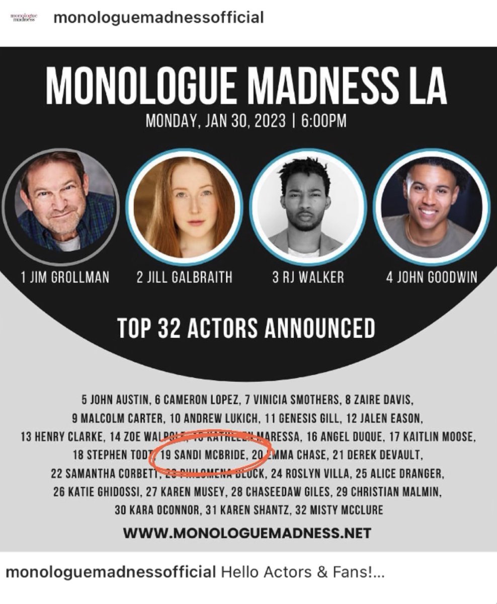 Sandi-Sandra McBride -Actor tweet media
