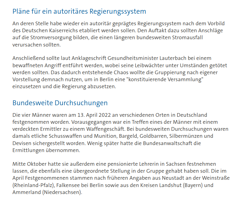 AfaNord's tweet photo. Gegen sog. #Reichsbürger Sven B., Michael H., Thomas K., Thomas O. &amp; Elisabeth R. aus dem #VereintePatrioten-Komplex wurde Anklage erhoben. Sie waren z.T. im #VeteranenPool &amp; #PatriotischeUnion vernetzt. Am 7.12.22 folgten weitere Razzien &amp; Verhaftungen.

#NoNazis #RechterTerror https://t.co/d6Ou1xqVhQ
