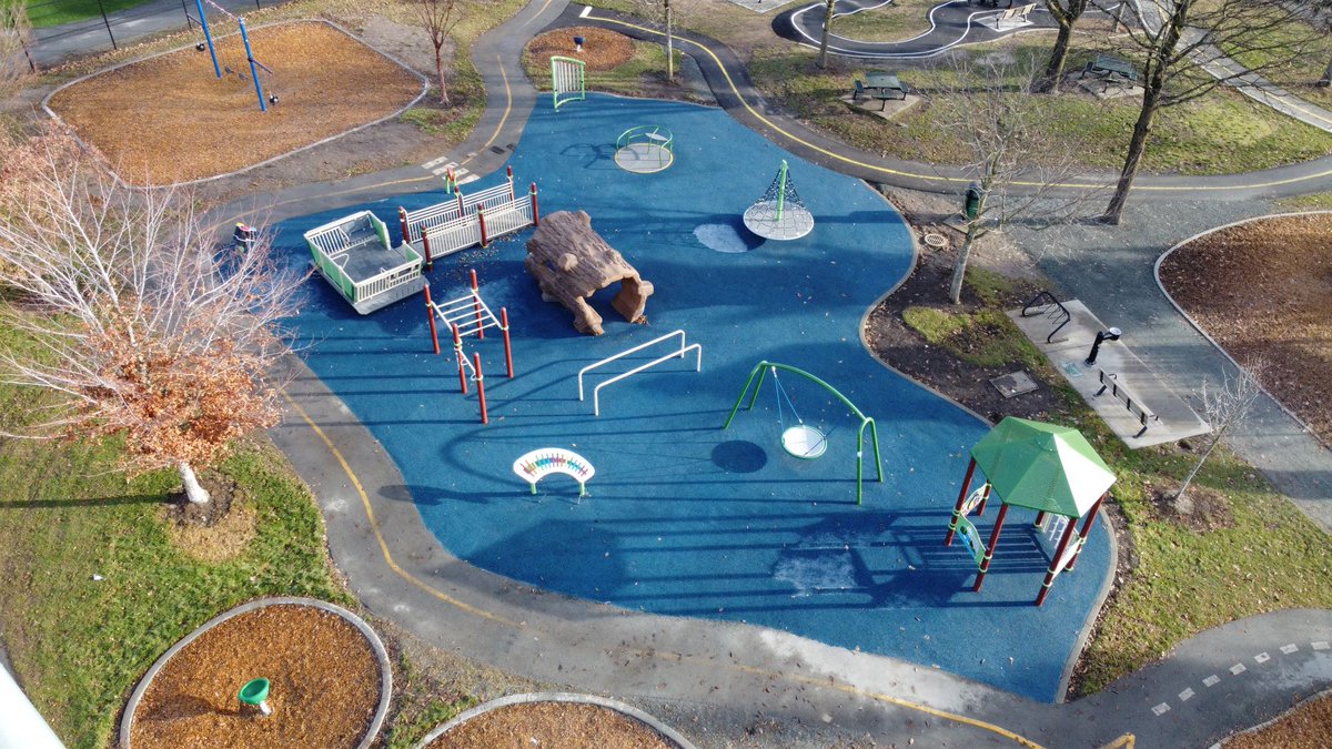 City_Chilliwack's tweet photo. Mayor Popove and Councillors Westeringh, Mercer, and Read visited the new, accessible playground that officially opened at the Landing (9145 Corbould Street) in December. Read our press release for details: https://t.co/oo09tCED7J https://t.co/fOaH9mvD1J