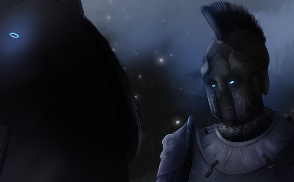 TheAnaCat's tweet photo. "Show our enemies that there is nothing that can challenge the might of the Cold Embrace."

Some art I did of an Empyrus Knight from the @AgeofCalamitous , along with some closeups. Armor's HARD to draw 😵‍💫.

https://t.co/YX5kORO9de

#art #fanart #AgeOfCalamitous https://t.co/v1JQCuxakh