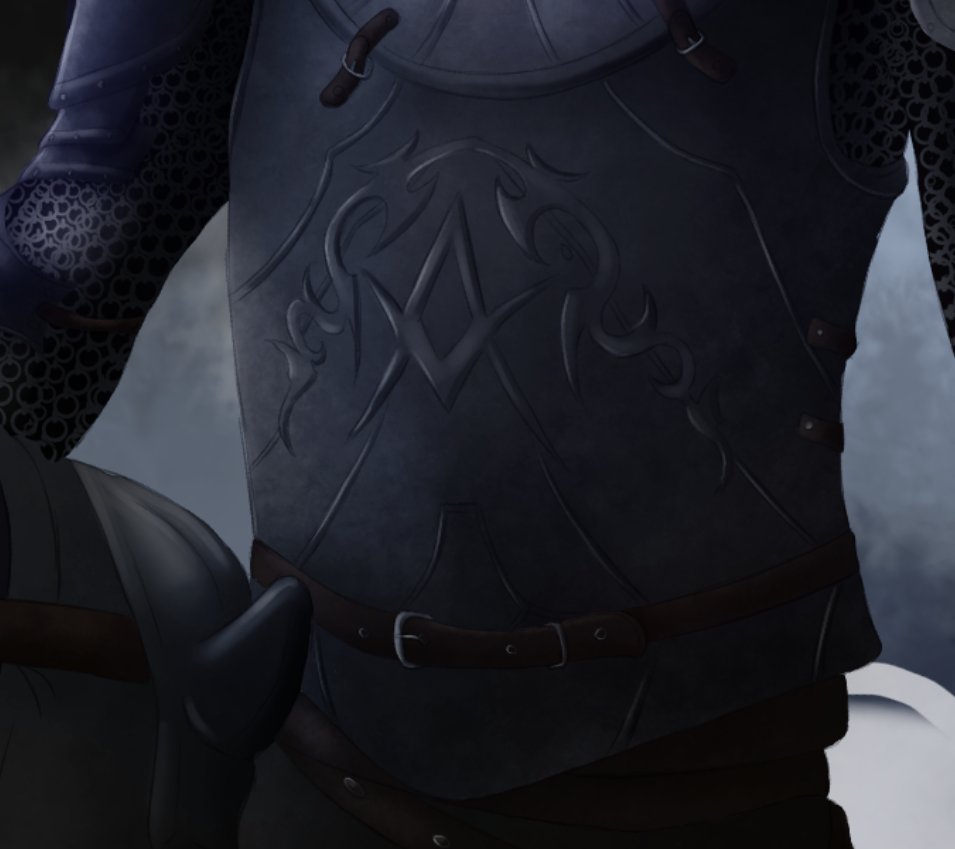 "Show our enemies that there is nothing that can challenge the might of the Cold Embrace."

Some art I did of an Empyrus Knight from the <a href="/AgeofCalamitous/">The Age of Calamitous</a> , along with some closeups. Armor's HARD to draw 😵‍💫.

worldanvil.com/w/the-age-of-c…

#art #fanart #AgeOfCalamitous