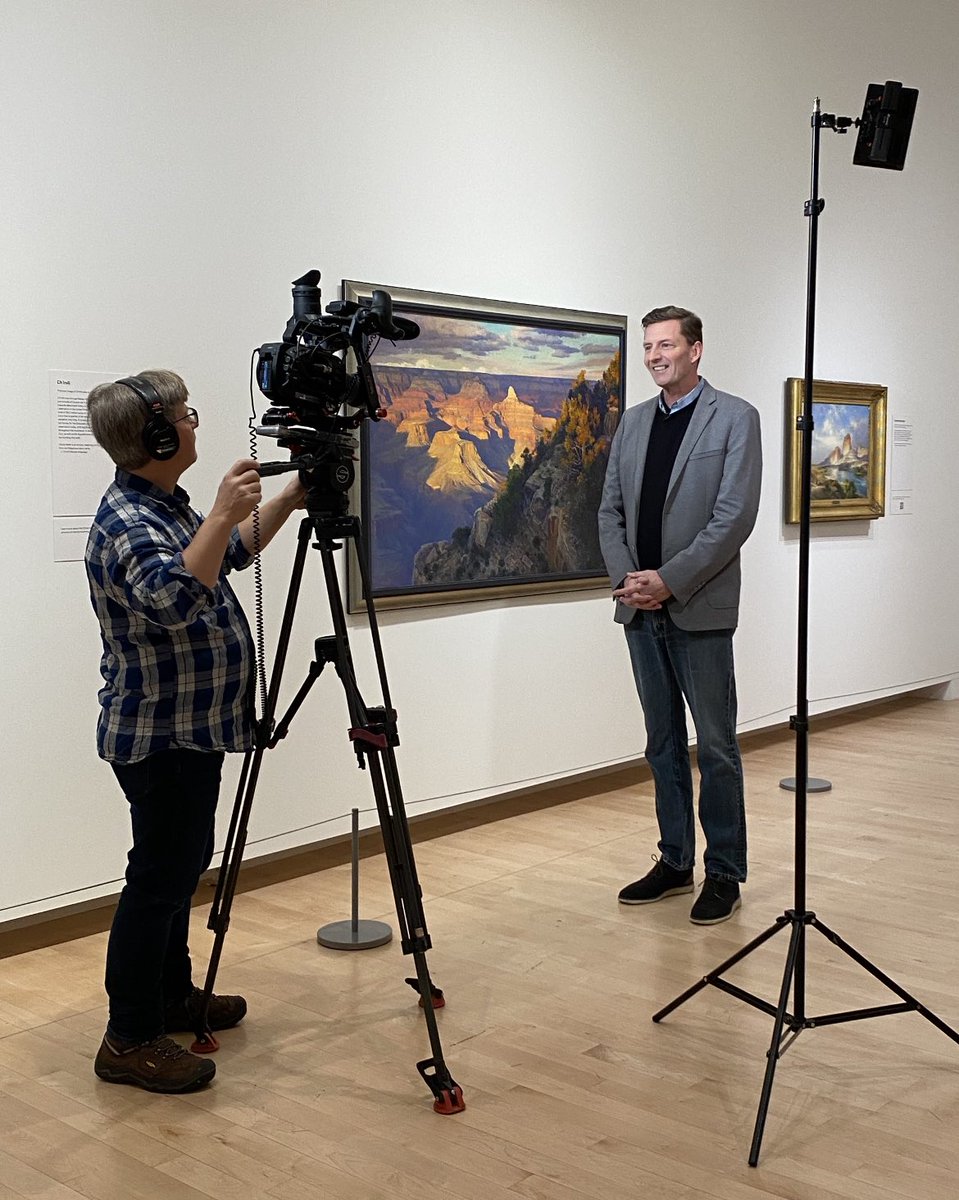 On set at <a href="/TacomaArtMuseum/">Tacoma Art Museum</a> with <a href="/KING5Evening/">Evening on KING 5</a>. Watch tonight!