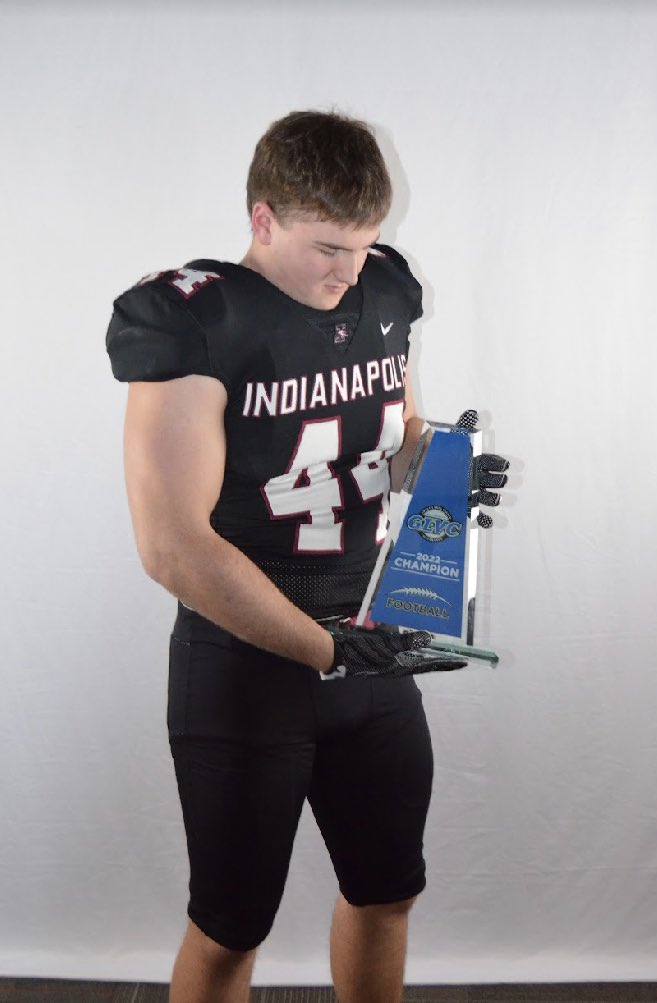 GabeStockrahm's tweet photo. Blessed to receive an offer from @UIndyFB @uindy! Thank you @Coach_Crisp and @KeeversChris for this amazing opportunity! @IndianaPreps @IndyWeOutHere @PrepRedzoneIN @Bryan_Ault https://t.co/hMac76n8pU