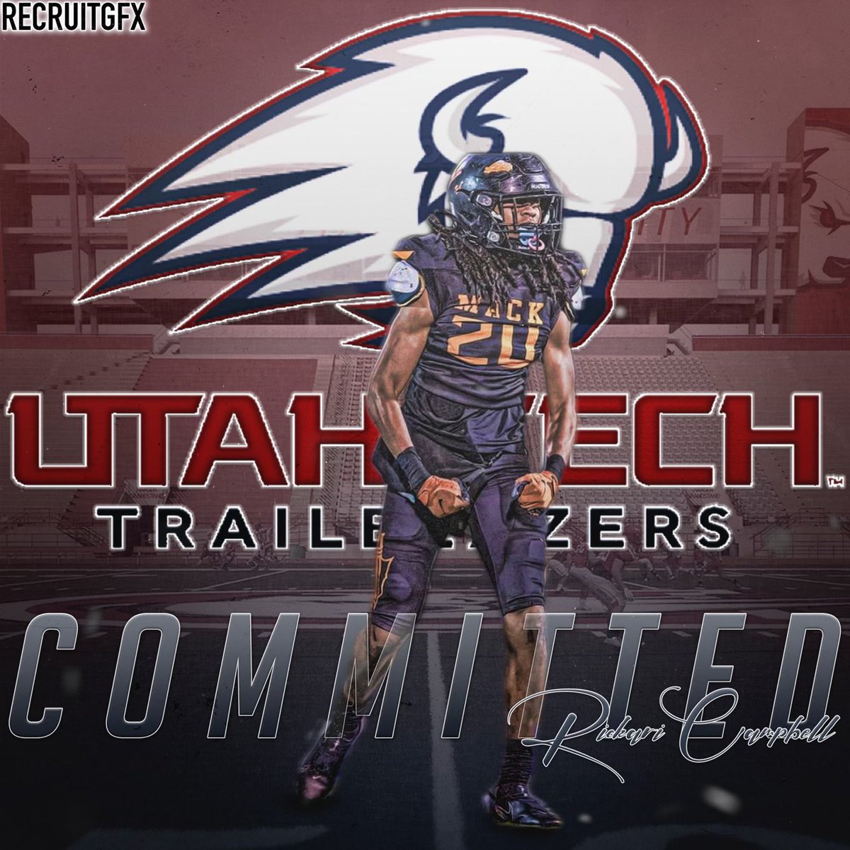 d1rickari10's tweet photo. After a Great Conversation with @cowstown I’m Extremely Blessed and Honored to be 1000% Committed To @UtahTechFB 🔴🔵⚪️ AGTG🙏 @misi_tupe @Coach__Hunter @CoachPPeterson @mackhouse86 @MackhouseFb https://t.co/N1cbhF09Bp