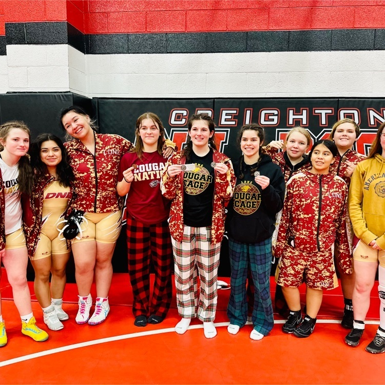 lyonsdecatur's tweet photo. Your girls' wrestling team picked up SECOND place at conference wrestling today in Creighton! 🤼‍♀️🤼‍♀️🤼‍♀️

Individual results:
Sierra 🥈 
Izzy 🥉 
Addy 7th
Evelyn 🥉 
Katie 5th
Alizabeth 4th
Sidney 4th
Ashlynn 🥈 
Kennedy 🥈 
Isabelle 4th https://t.co/uPLqFR3ofd