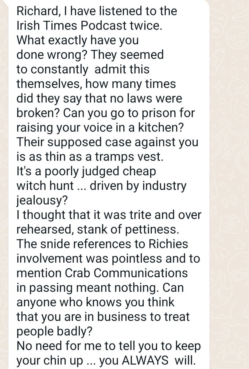 Richard Corrigan tweet media