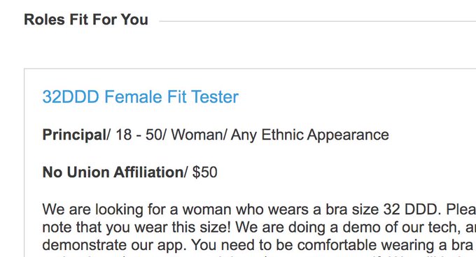 🍅🍅if you're toting around 32DDD's you deserve more than $50 to bounce them around in a Fit Bra imho💯