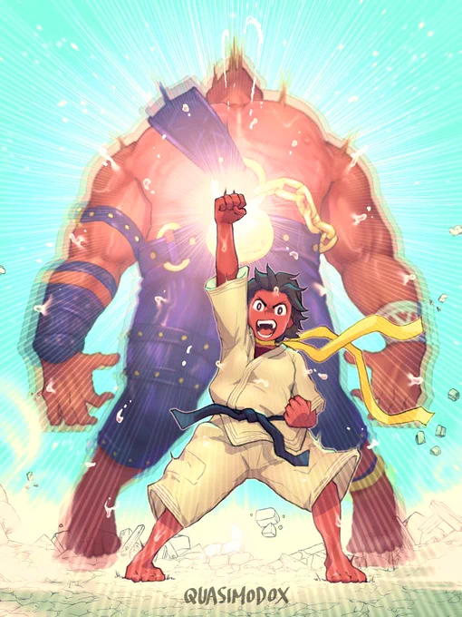 Tanden Renki + Seichusen Godanzuki = DeathMakoto x Hakan Street Fighter (thanks for the "kommishion") 