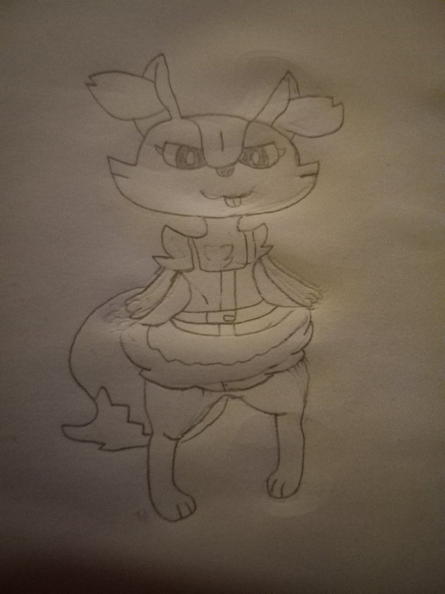 ItsLeavee's tweet photo. Sooo I'm starting to get back into an artsy mood so until I can get something new out, here's what remains of a scrapped Xmas themed Braixen I intended to get out before the holiday
VERY rare unfinished art drop https://t.co/pYQQ0e4unU