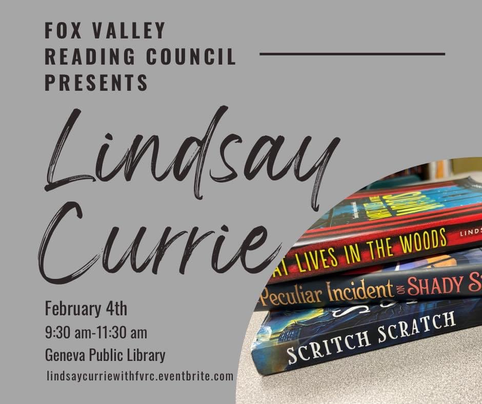 My Chicagoland friends - Join us for an exciting morning with Lindsay Currie! <a href="/lindsayncurrie/">Lindsay Currie</a> Register through Eventbrite at

lindsaycurriewithfvrc.eventbrite.com