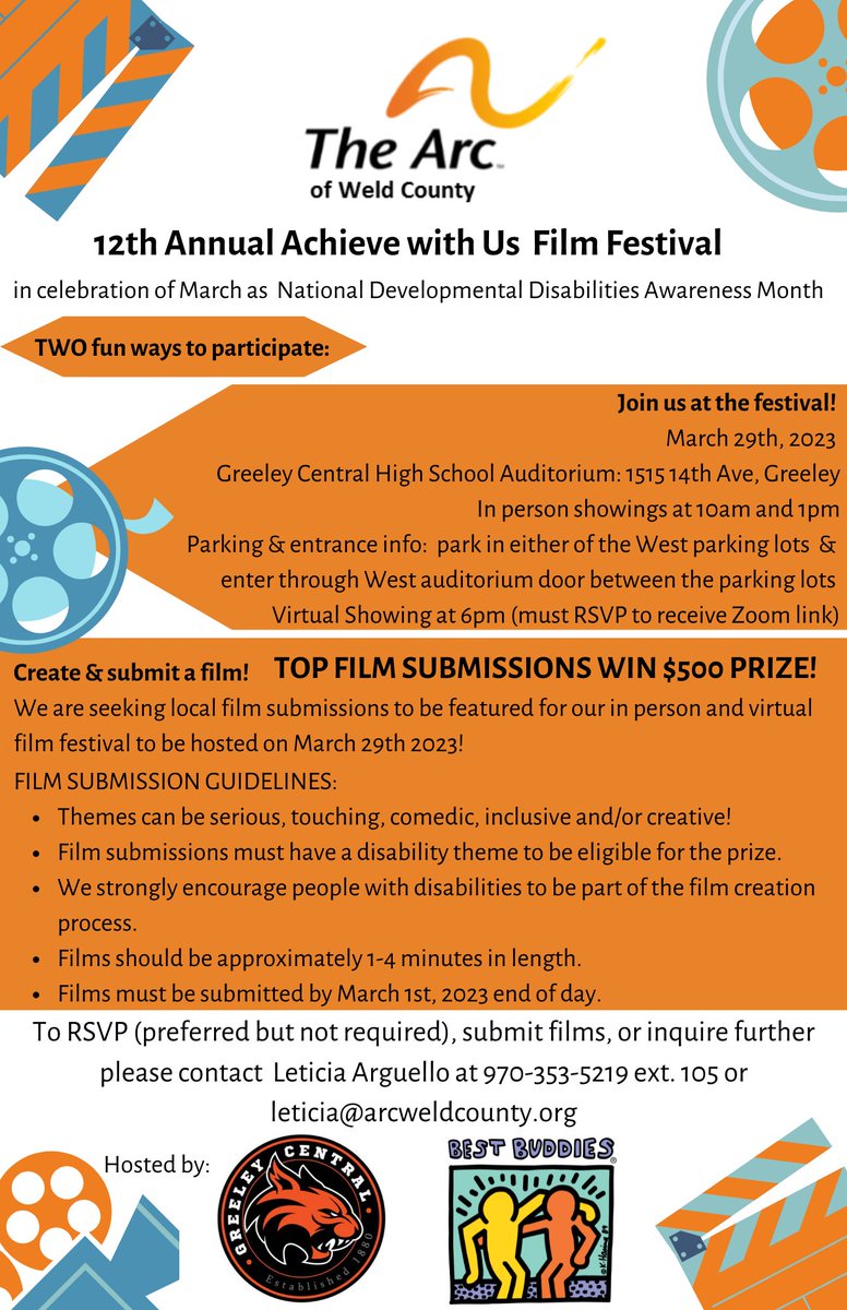 Do you love filmmaking? Are you passionate about people with IDD? If you have a film, we want to see it!
#filmfestival #AchievewithUs #disabilitiesincinema #inclusivecinema #NationalIDDAwarenessMonth