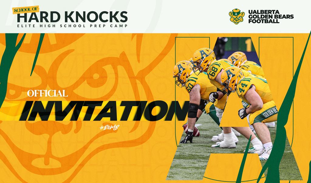 ConnerKerr12's tweet image. I am honored to receive an invitation from @UACoachMorris to the University of Alberta's Hard Knocks Camp this summer! I am excited to develop my skills further and learn more about what it takes to play at the next level.