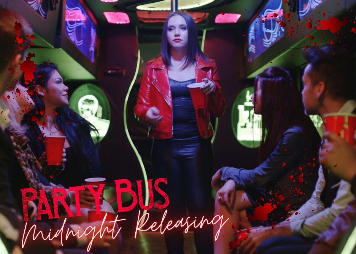 PARTY BUS ~ Available from Midnight Releasing/Brain Damage Films and Berber Productions!

midnightreleasing.com/filmcatalog/pa…

Horror Fans, Kindly spread the word, we appreciate your continued support for Indie Horror and for the filmmakers who create them!

Directed by ~ Carlos Berber