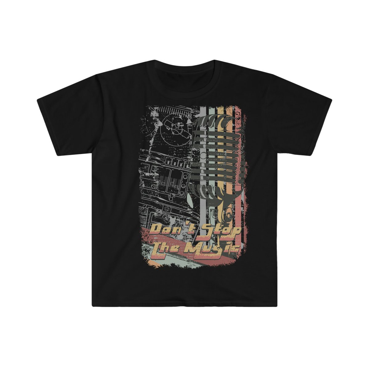 project_phil's tweet image. Excited to share the latest addition to my #etsy shop: Don't stop the music - Unisex Softstyle T-Shirt etsy.me/3wkXlXr #teesteesteestees