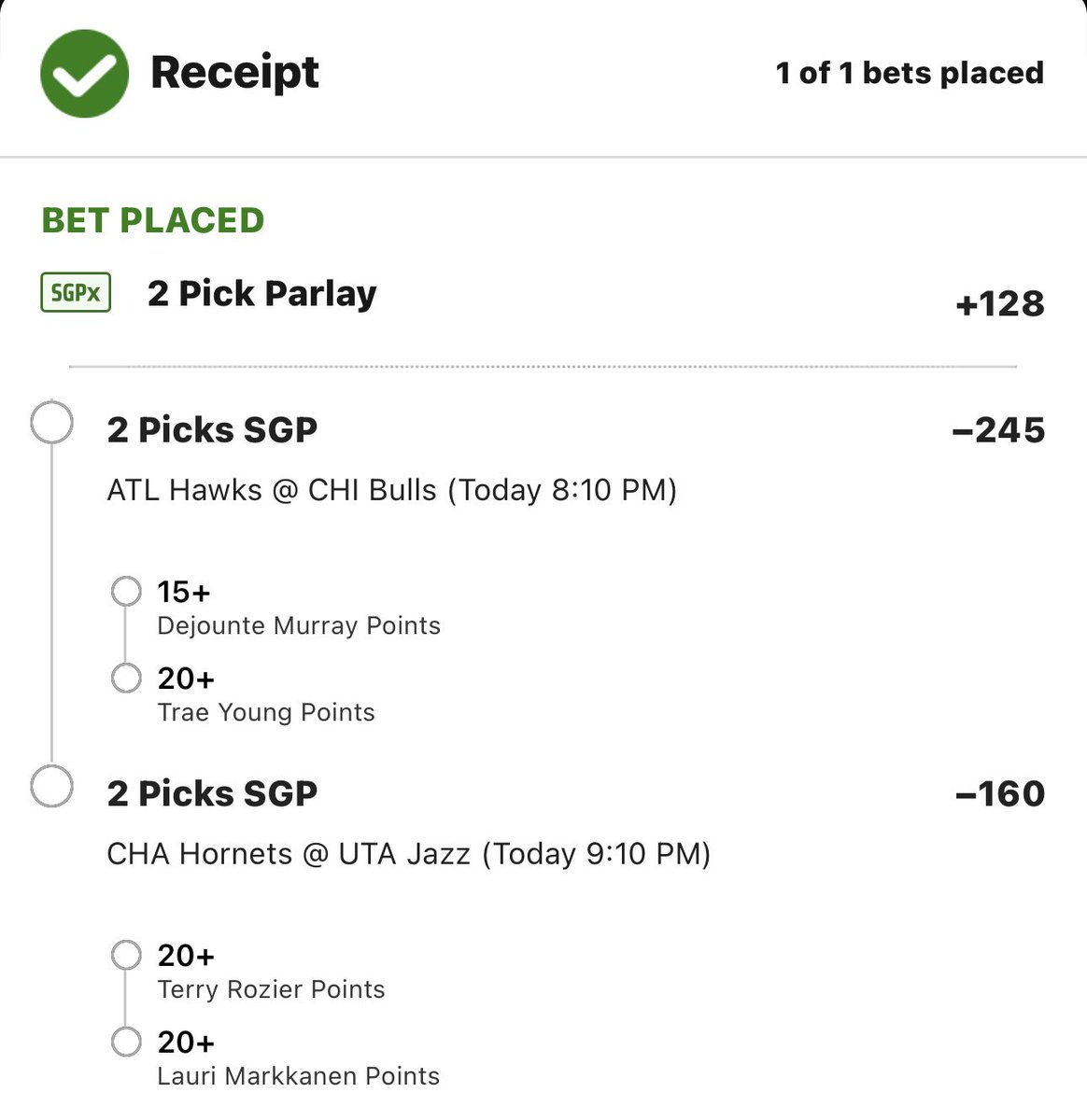 BuildingTheBase's tweet image. Great slate of #NBA action this evening.. certainly some money to be made

Tail this baby to win some 💰 tonight❗️

Confident #Rozier keeps up his hot streak with #LaMelo out injured..

#GamblingTwitter #FreePicks #Freebets #NBABets #NBAPicks #NBATwitter