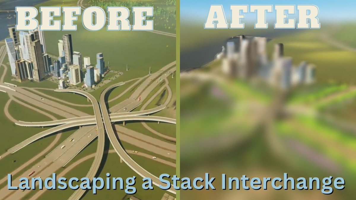 Spicetechgaming's tweet photo. Landscaping a Stack Interchange on Cities Skylines | #citiesskylines #citiesskylinesgame #ps5 #playstation5 #citybuilder #youtube #gaming #gamingchannel https://t.co/vtTGhsvZA7