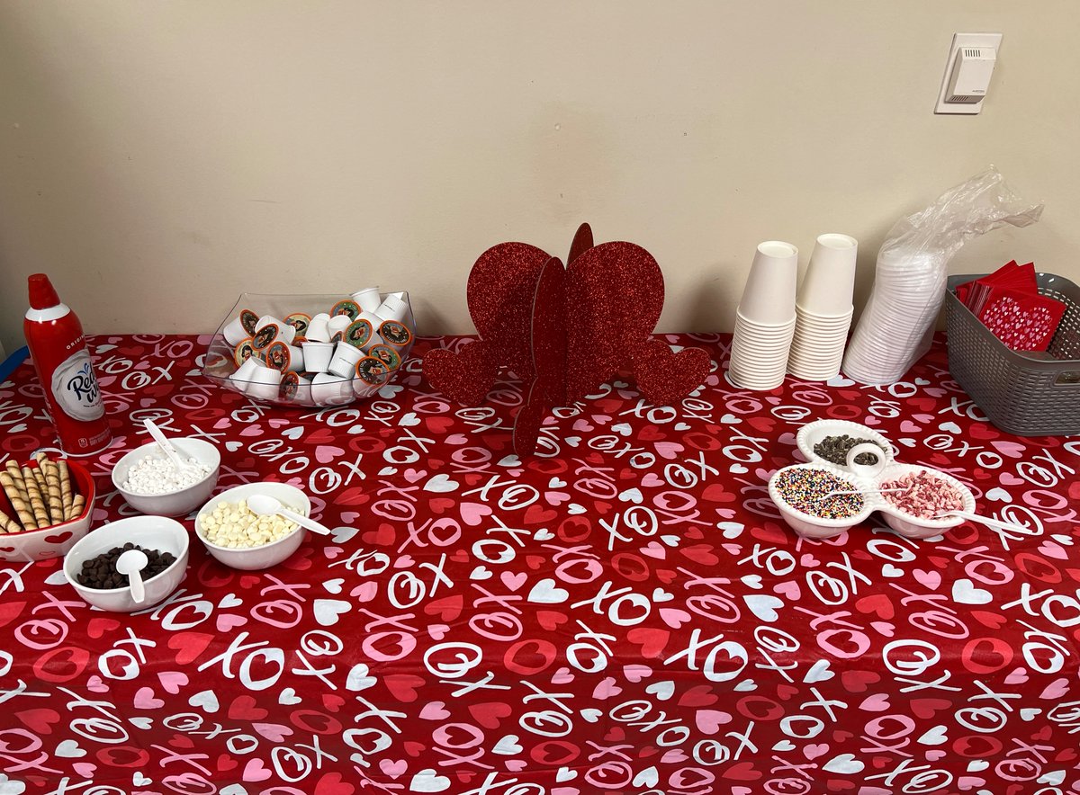 Thank you PMES PTO for the delicious hot cocoa bar during our staff development