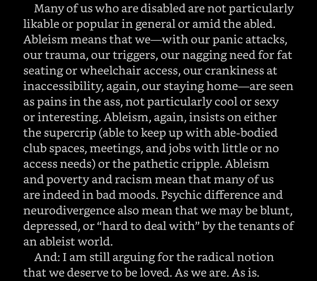 swampflora's tweet photo. it's never a bad time to repost this excerpt from @/thellpsx's care work, but it feels especially necessary right now with all the recent shaming of disabled anger on the tl https://t.co/iwylfjWU3Y