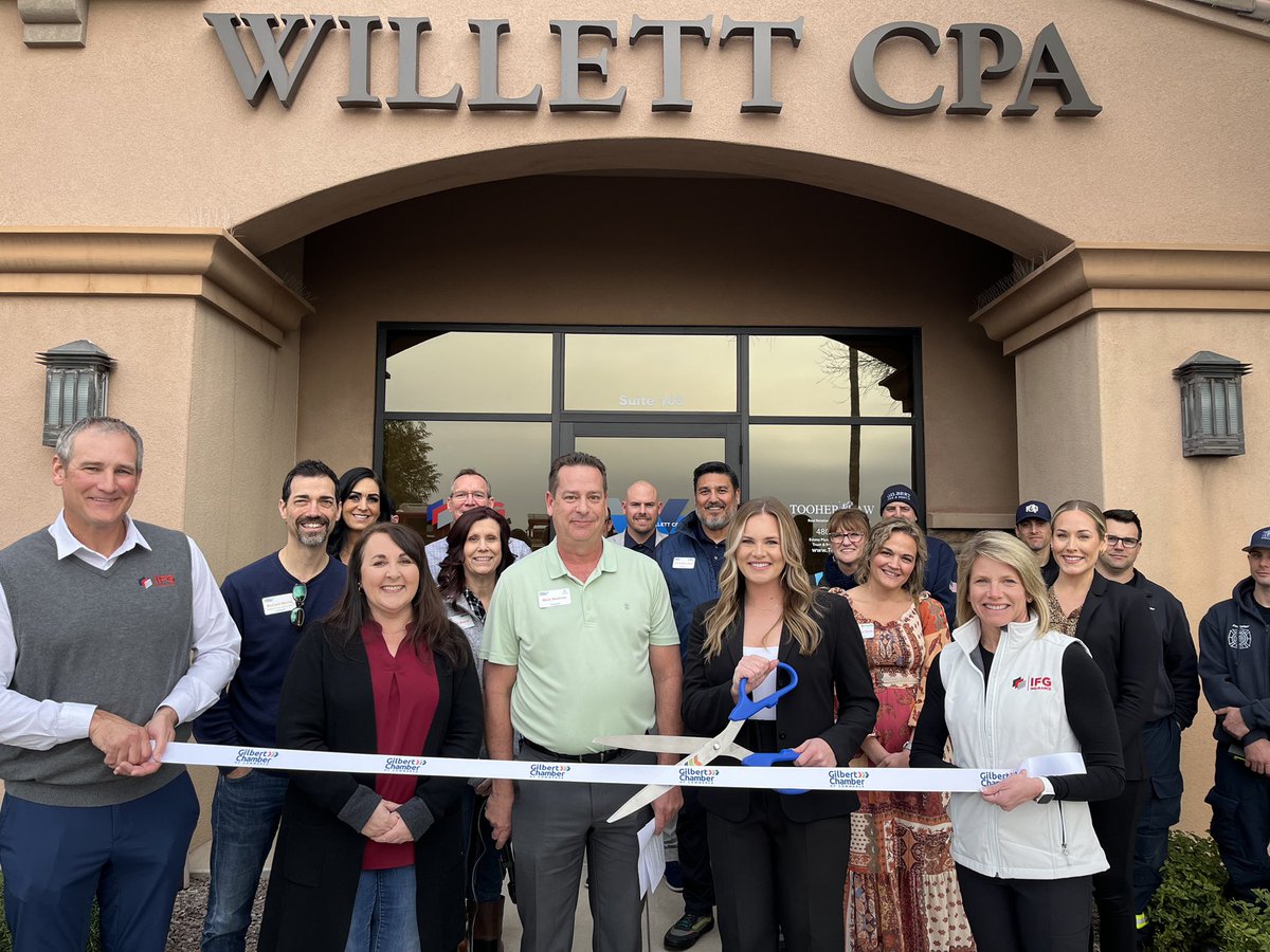 GilbertAZMayor's tweet photo. Today, I joined the Gilbert Chamber of Commerce for a ribbon cutting at IFG Insurance. Congratulations to Macy Johnson on opening this Gilbert office!
Please visit Macy at the IFG Insurance office located at 3303 S. Lindsey Rd Ste 103, Gilbert.
#WelcomeToGilbert https://t.co/hWvIBHTx7z
