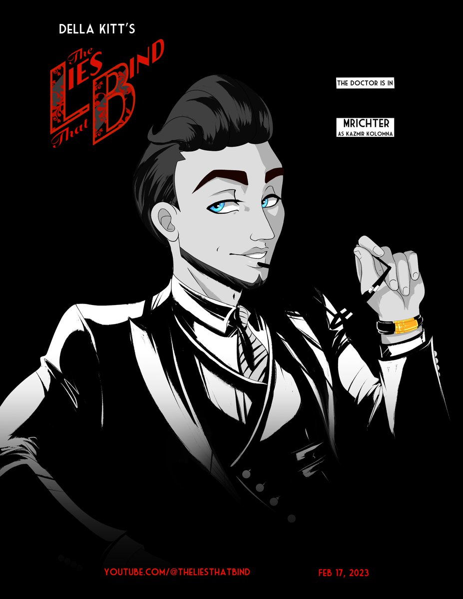 LiesBind's tweet photo. As we countdown to the audiodrama debut, we'll introduce the characters.
Meet our lead, Edith Lima. She seeks a Sugar Daddy to end her financial woes, which the mysterious and handsome Dr. Kazmir Kolomna is willing to help with.
But there's a catch.
There's always a catch. https://t.co/RzsptHfguM