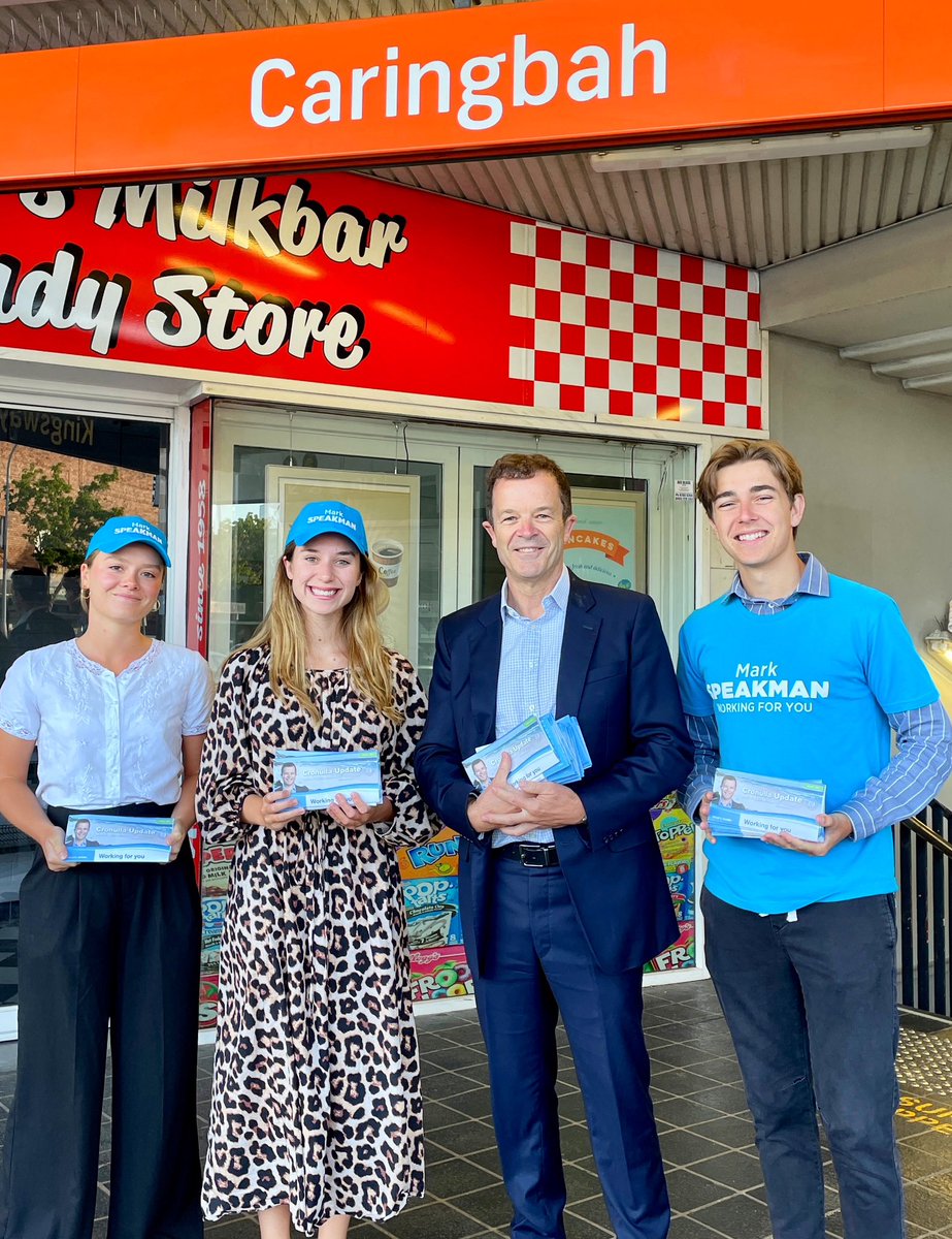 MarkSpeakman's tweet photo. Out and about meeting constituents over the last week at shopping centres and train stations at #Cronulla, #Woolooware, #Caringbah, #Gymea and #Kirrawee. https://t.co/8zc3q7A6Bm
