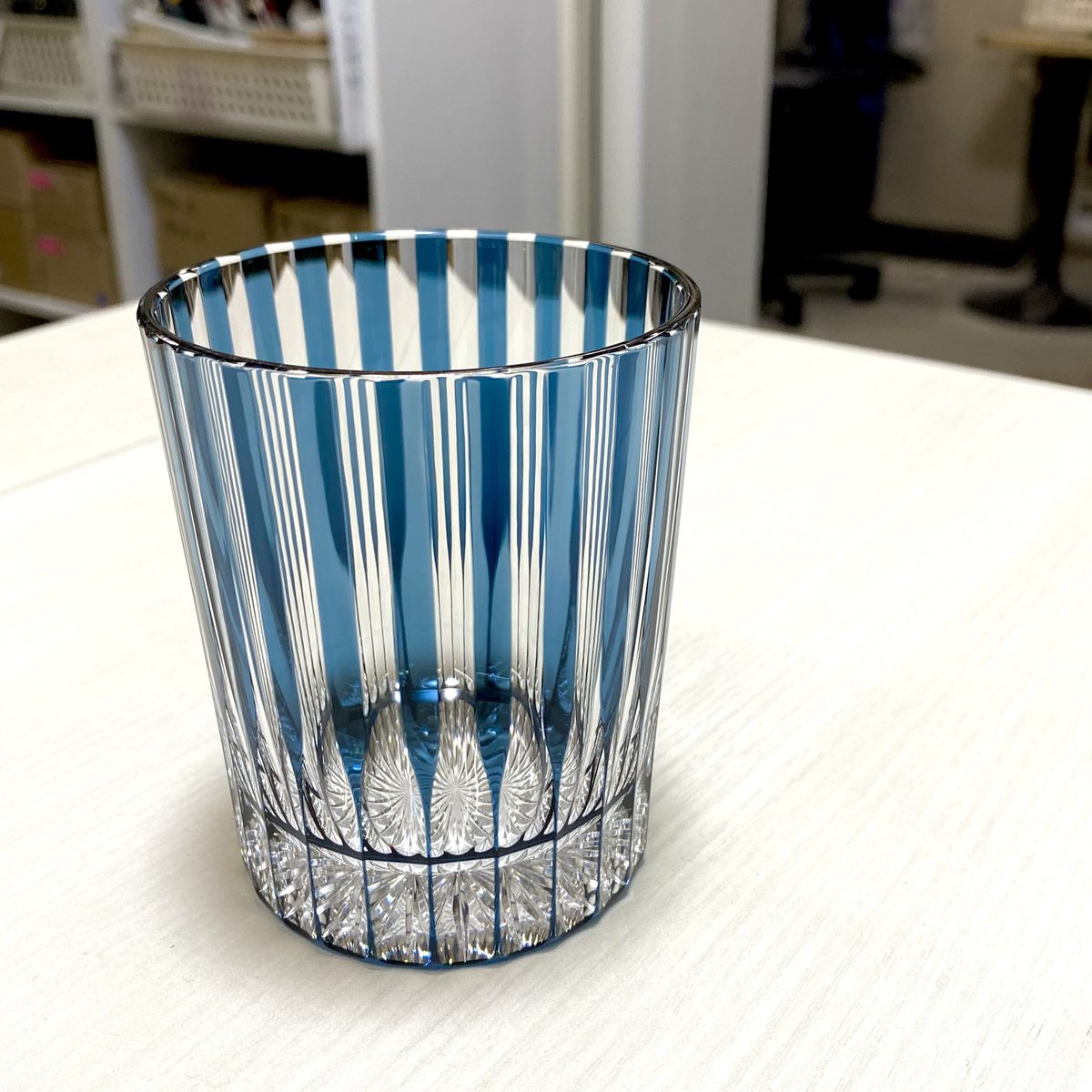 薩摩切子 酒器 ブルー 赤 島津 グラス 茶碗 冷茶碗 切子 【公式通販】