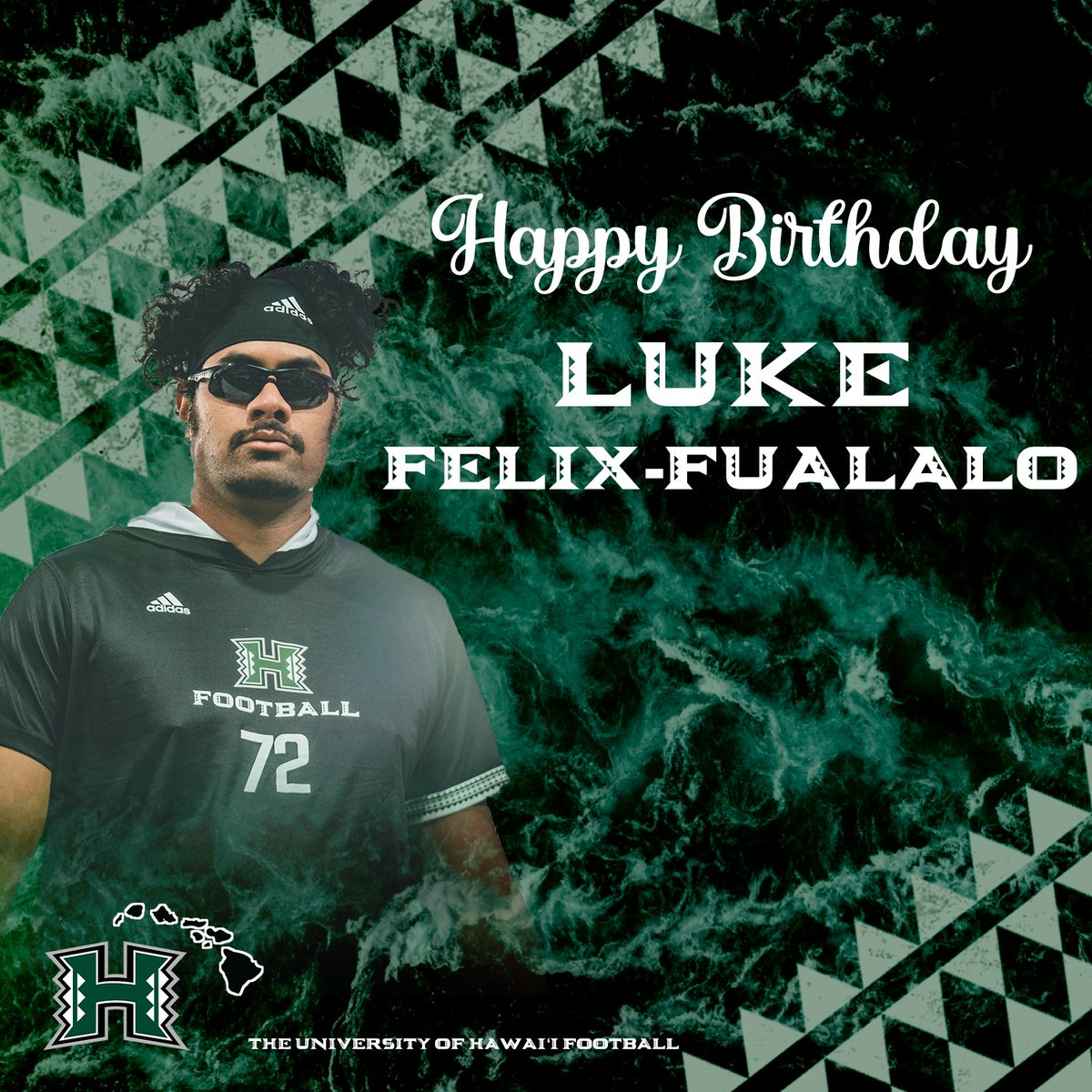 UH_FBRecruits's tweet photo. Please join The Braddahhood in wishing @FelixFualalo a very happy birthday today!
#BRADDAHHOOD https://t.co/uyAClAleYf