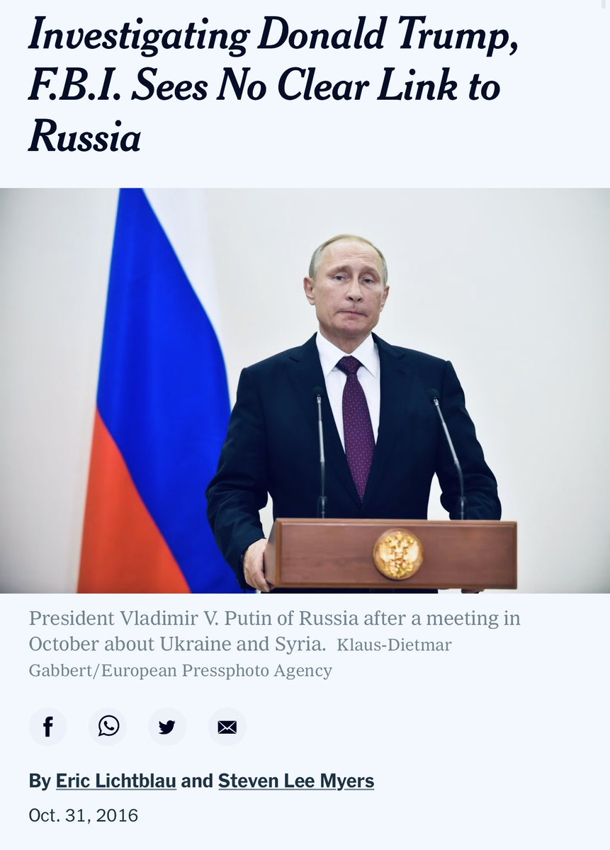 is shocked (shocked!) to discover that #CharlesMcGonigal, who fed the Times this lie (days before the #Comey leak) has now been accused of laundering money for Putin ally/Russian oligarch Oleg Deripaska. McGonigal is represented by a lawyer from Bracewell, Rudy's old law firm.