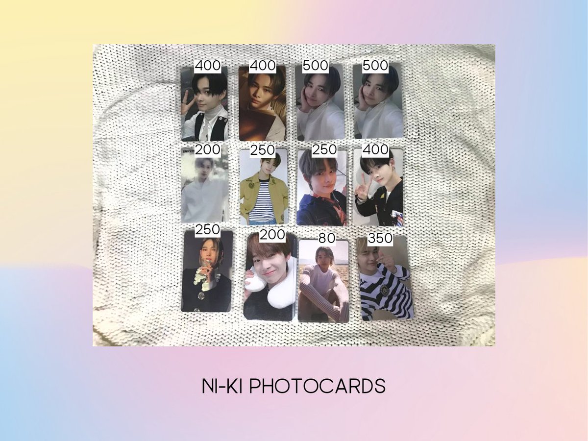 EngeneSensei's tweet photo. Bilhin niyo na bentables ko 😭

WTS LFB PH SALE
- Enhypen photocards pc

# ni-ki jungwon jake heeseung sunghoon sunoo jay https://t.co/ga9Rz8Rjg5