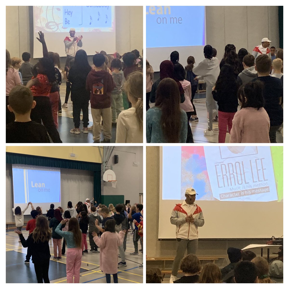 MHT students learning songs and dances from <a href="/ErrolLeemusic/">Errol Lee</a> for the week. We are so lucky to be a part of this community partnership with White Cedar Dental, learning more about character education and what it means to be a good friend.  ❤️ <a href="/LC_Simcoe/">Lisa Coffey</a> Day one, was a success!